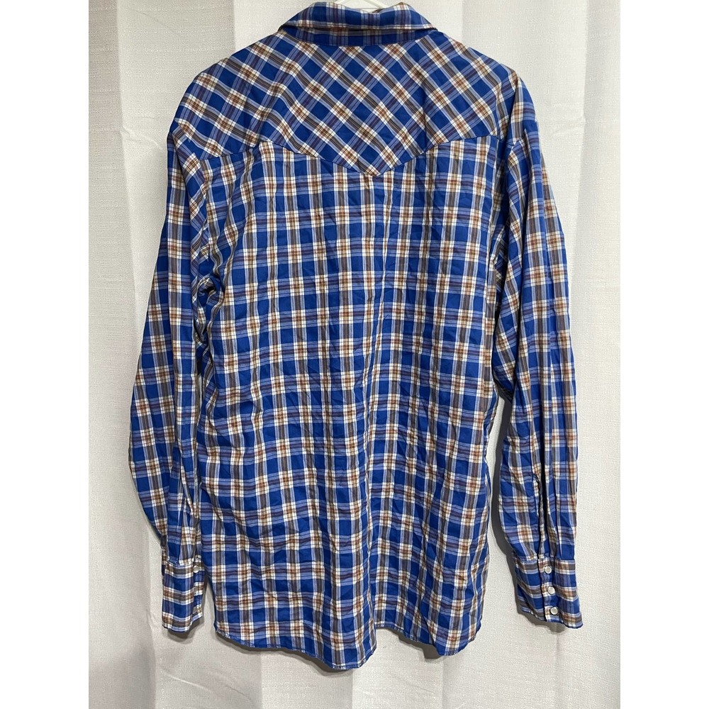 Wrangler Western Pearl Snap Long Sleeve XL